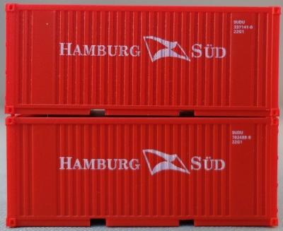 Set of 2 20' Containers "Hamburg Sud"<br /><a href='images/pictures/PSK_Modelbouw/6926.jpg' target='_blank'>Full size image</a>